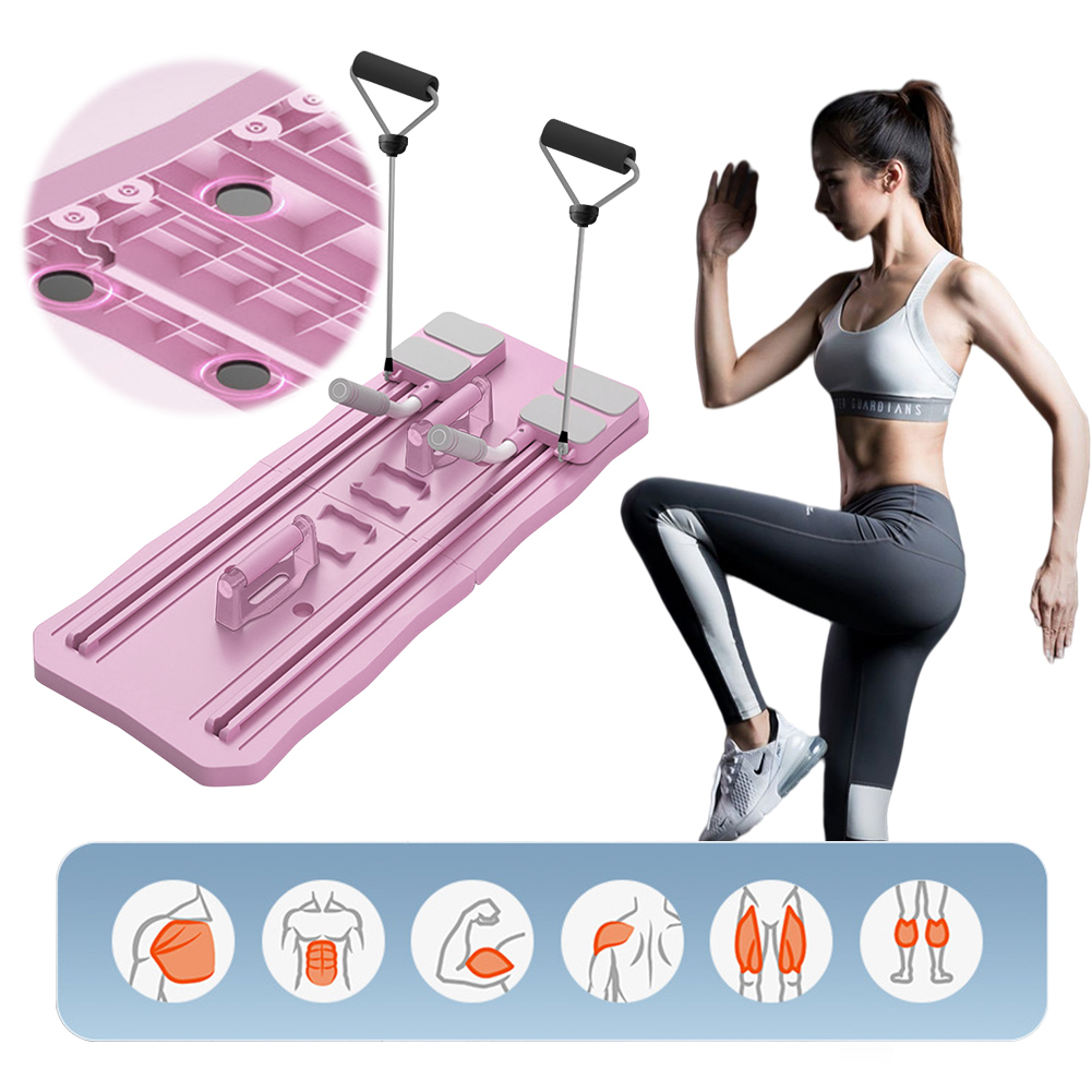 Push Up Board Foldable Multi Function - 多機能フィットネスボード エクササイズマシン ノンスリップ腹部ボード 折りたたみ式ワークアウトボード プッシュアップボード 全身トレーニング用