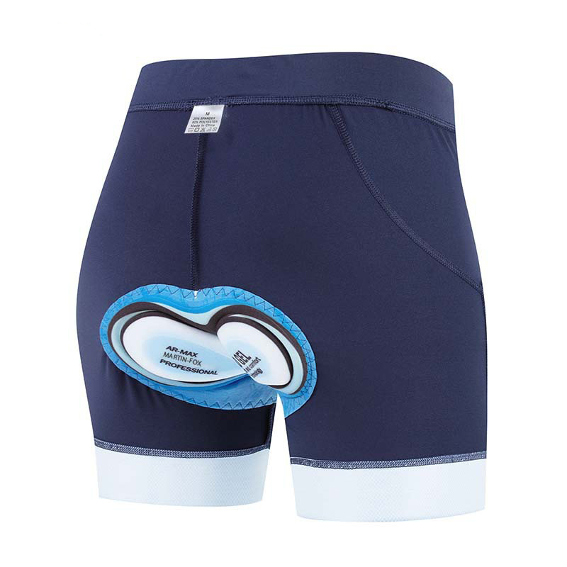 Padded Cycling Shorts 5D Gel - 女性用サイクリングショーツ 通気性 速乾性 コンプレッション 5Dジェルパッド 耐衝撃性