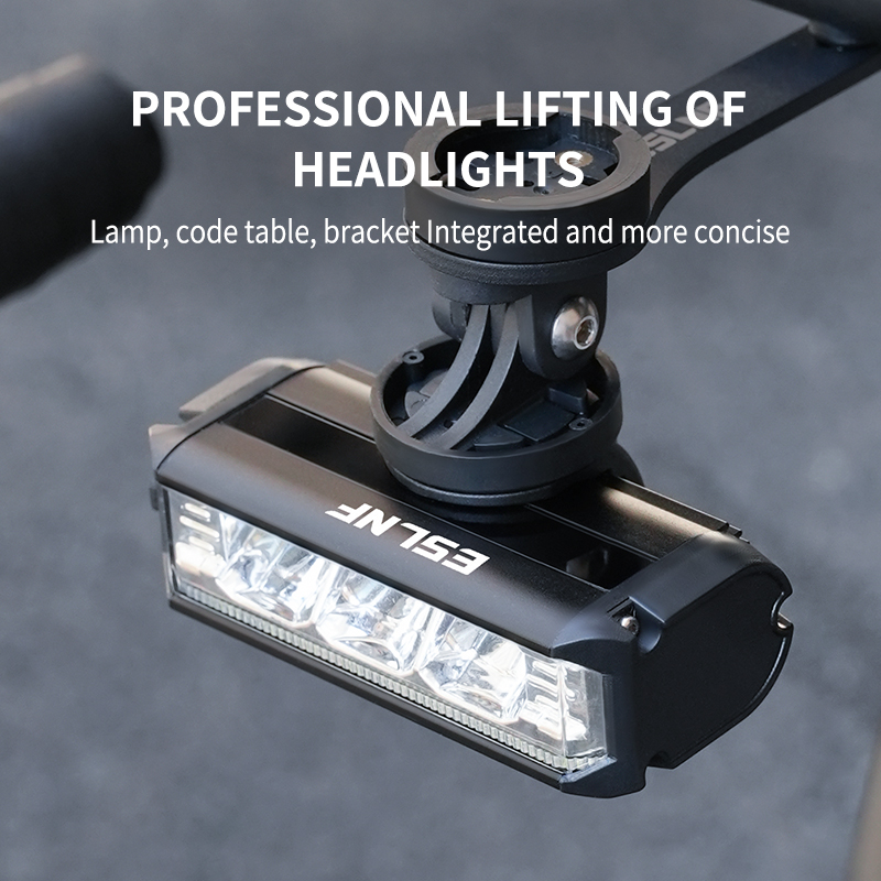 Rechargeable Bicycle Headlight 1000 Lumen - ESLNF 1000ルーメンUSB充電式MTB自転車ハンドルバーヘッドライトアルミ合金防水ハイライトバイクLEDフロントライト