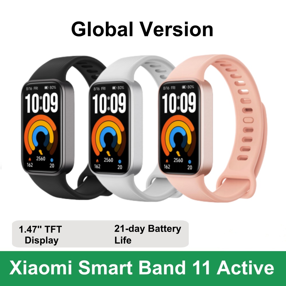 Resistance Bands Set With Handles - グローバル版 Xiaomi スマートバンド 11 アクティブ 21日間バッテリー持続