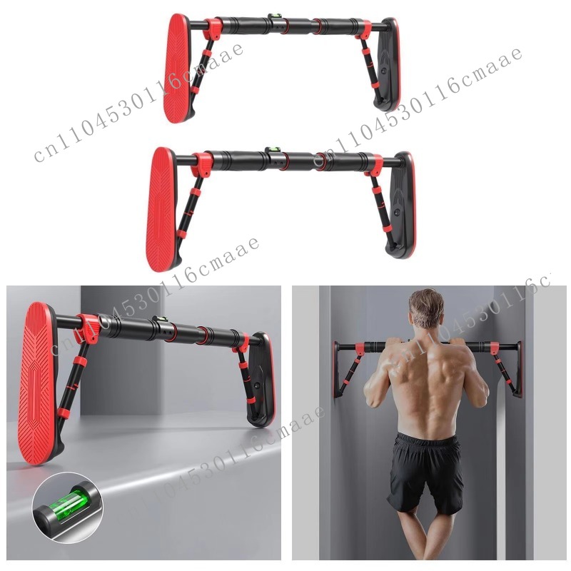 Door Pull Up Bar No Screw - エクストラワイドディップワークアウト水平バー、パッド入りハンドル付きドアフレーム用プルアップバー、ドア枠や自宅で吊るすためのネジ不要。