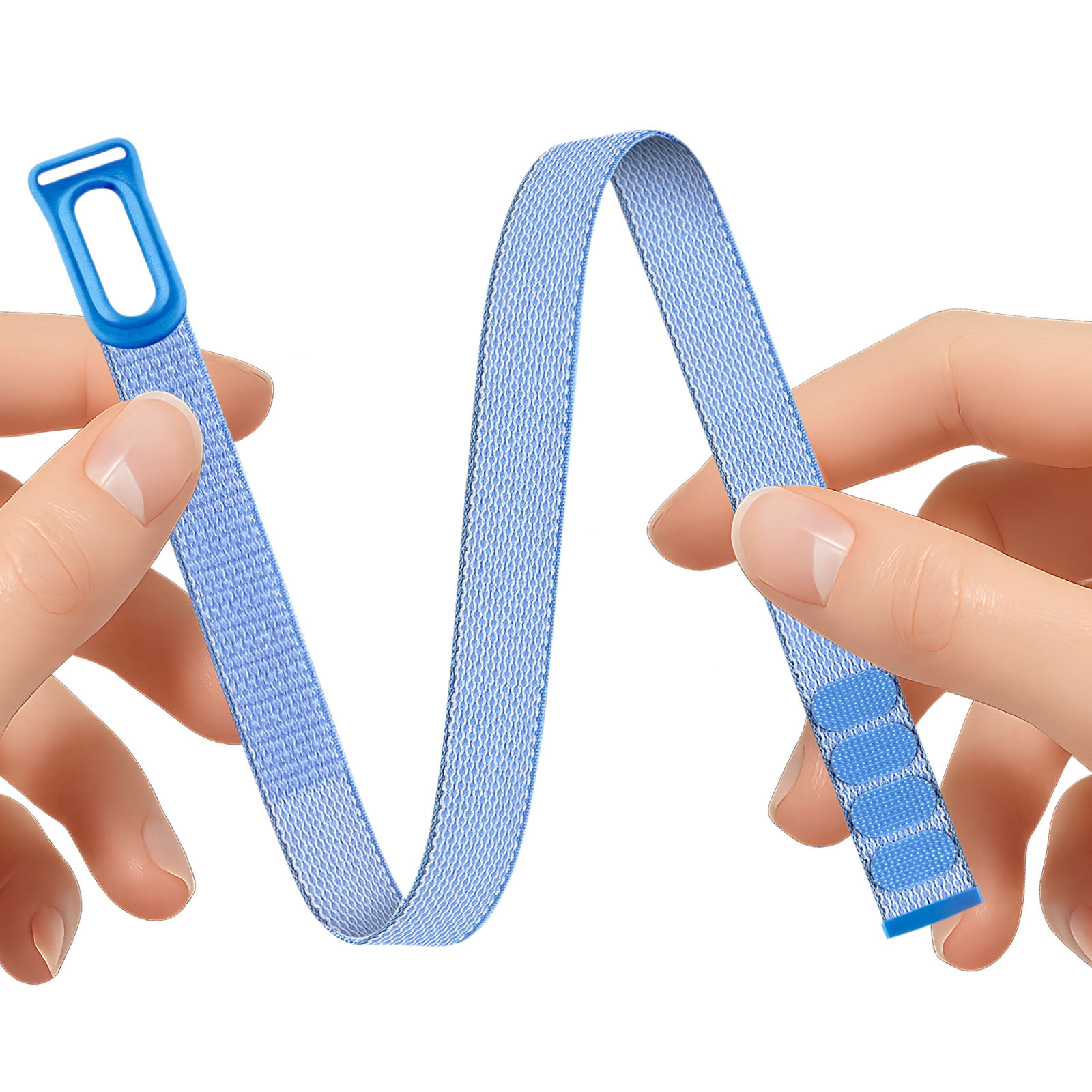 Resistance Bands Set With Handles - Google Fitbit Air ナイロン織り上腕バンド円形アームバンドスポーツフィットネストラッカー通気性のある時計バンド調節可能なリストストラップ