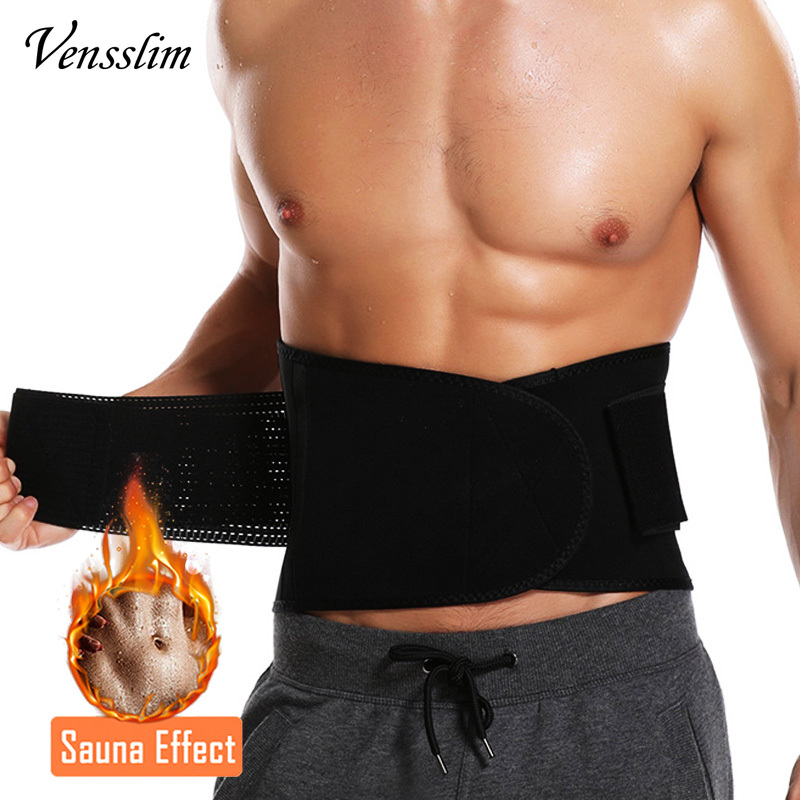 Sweat Waist Trainer Belt Neoprene - Vensslim 痩身圧縮サウナ汗トリマーベルト男性ウエストトレーナーホットサーモネオプレンスリムコルセットボディシェイパーストラップバンド
