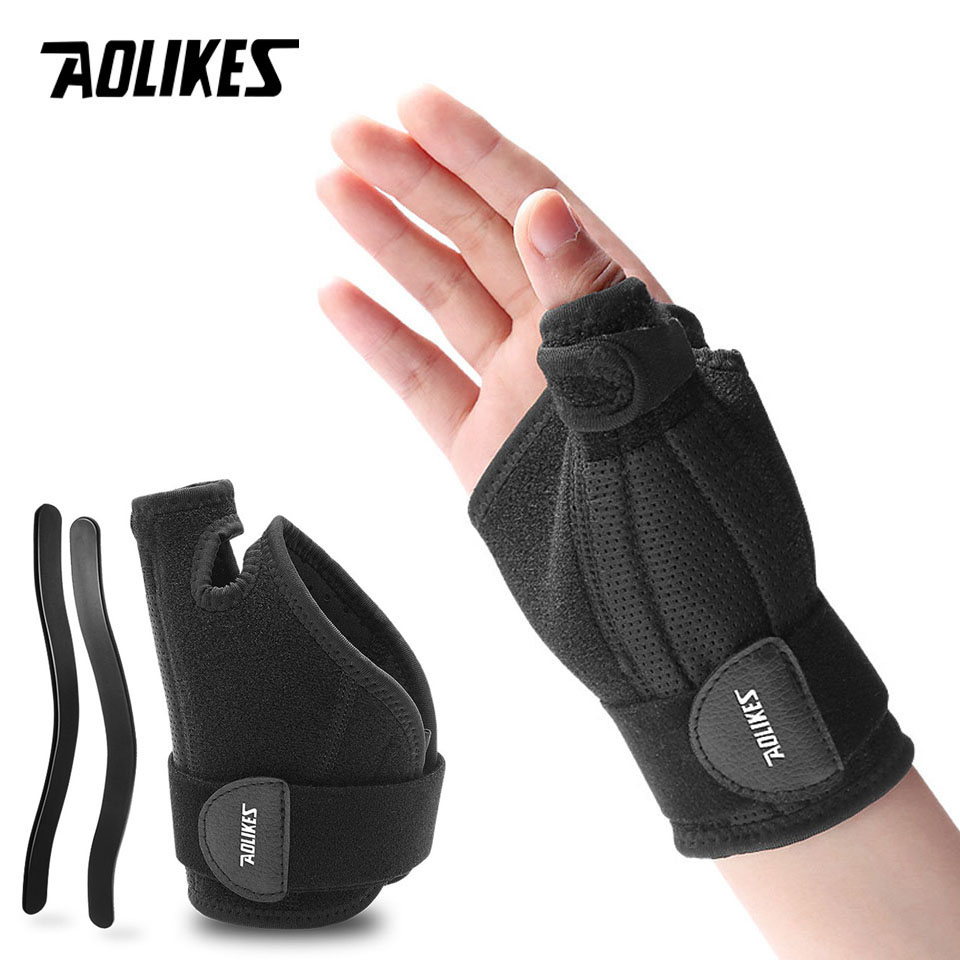 Wrist Wraps Weightlifting Support - Aolikes-手首サポート,1ピース,捻挫,前腕スプリント,リストバンド,重量挙げ,ジムトレーニングラップ