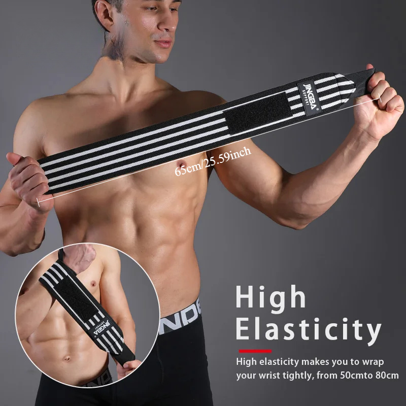 1Pc リストバンド手首サポートブレースストラップ強度重量挙 - Wrist Wraps Weightlifting Support のレビューと価格