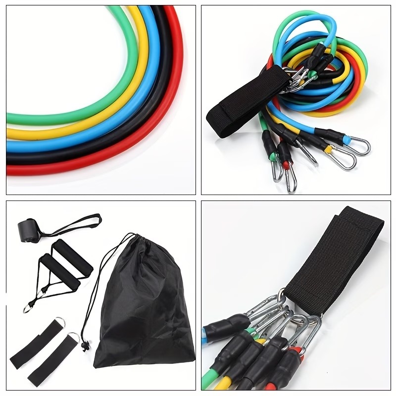 ドアアンカー付きレジスタンスバンドセット、エクササイズバンド - Resistance Bands Set With Handles のレビューと価格