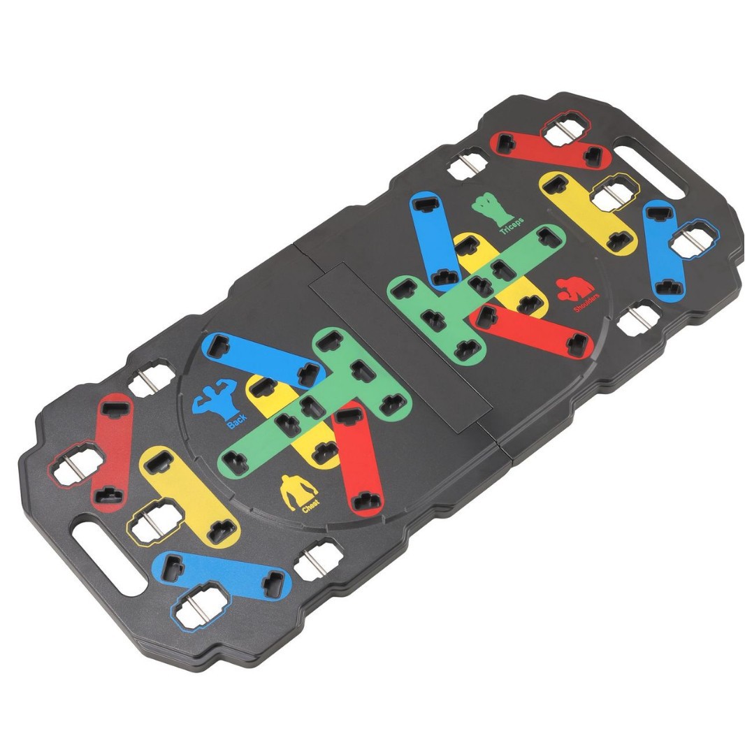 ポータブル折りたたみ式多機能プッシュアップボード＆ハンドル付 - Push Up Board Foldable Multi Function のレビューと価格