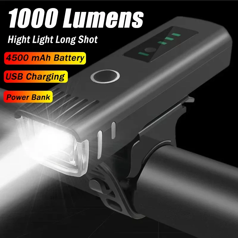 1000ルーメン自転車フロントライト明るいバイクLED懐中電 - Rechargeable Bicycle Headlight 1000 Lumen のレビューと価格