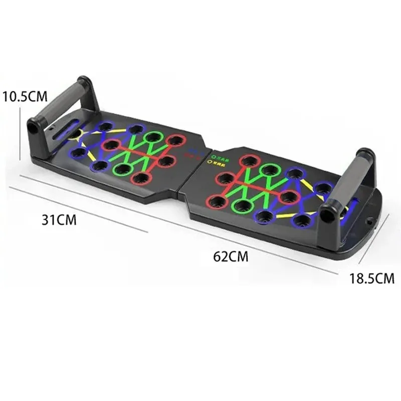 ポータブル多機能プッシュアップボードセットハンドル付き折りた - Push Up Board Foldable Multi Function のレビューと価格