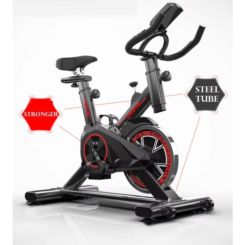 業務用グレードのスピニングバイク 家庭用ジム機器 抵抗トレー - Exercise Bike Magnetic Resistance のレビューと価格