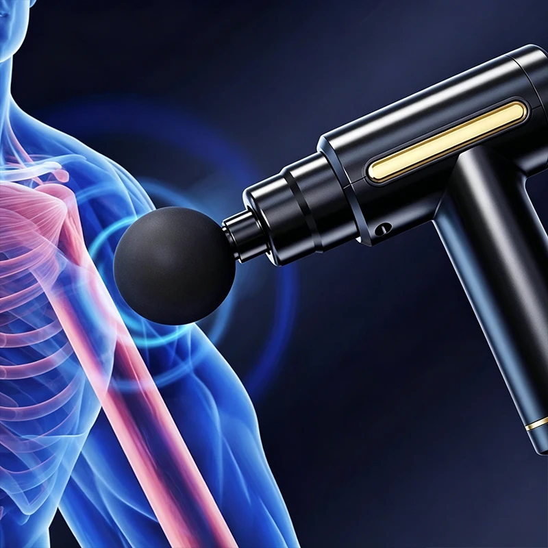 6段階速度調整ミニ電動筋膜リリースガン、深部組織マッサージ器 - Electric Massage Gun Deep Tissue のレビューと価格