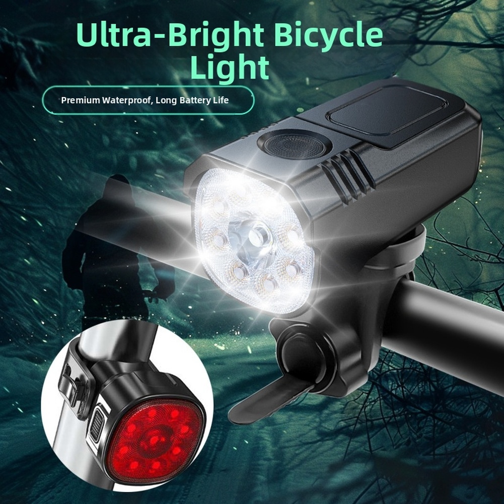 /バイク/ヘッドライト/1000ルーメン Type-C充電式 - Rechargeable Bicycle Headlight 1000 Lumen のレビューと価格