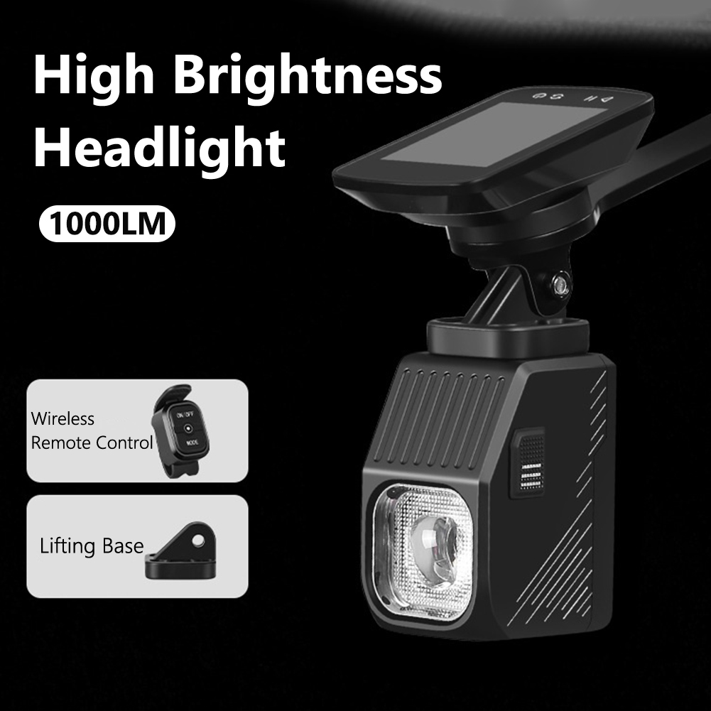 1000 ルーメン高輝度道路自転車ヘッドライトリモコン付き防 - Rechargeable Bicycle Headlight 1000 Lumen のレビューと価格