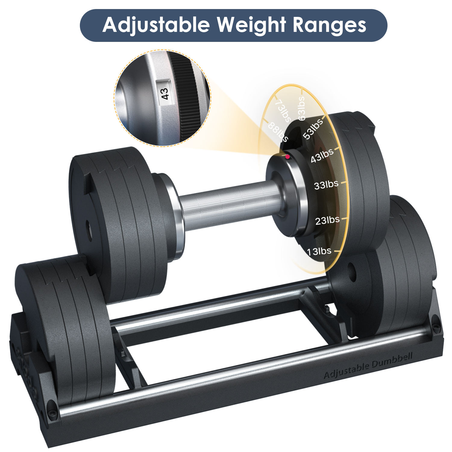 2026年型業務用ジム機器 鉄製調整可能ダンベル 筋力トレー - Adjustable Dumbbell Pair 40Kg のレビューと価格