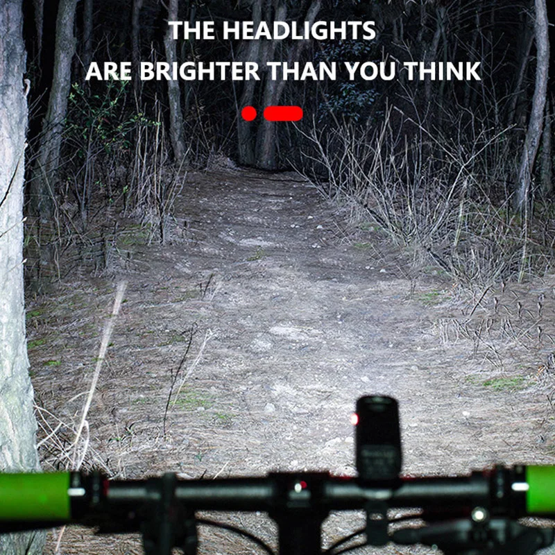 自転車ライト 1000 ルーメン 2500mAh ロードバイ - Rechargeable Bicycle Headlight 1000 Lumen のレビューと価格