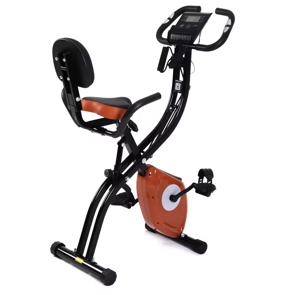 室内折りたたみ式磁気抵抗スチール製エクササイズバイク 大型  - Exercise Bike Magnetic Resistance のレビューと価格