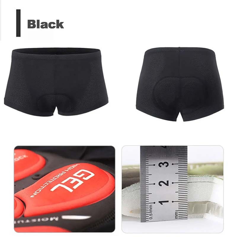 サイクリングショーツ男性サイクリングショーツ通気性メッシュサ - Padded Cycling Shorts 5D Gel のレビューと価格