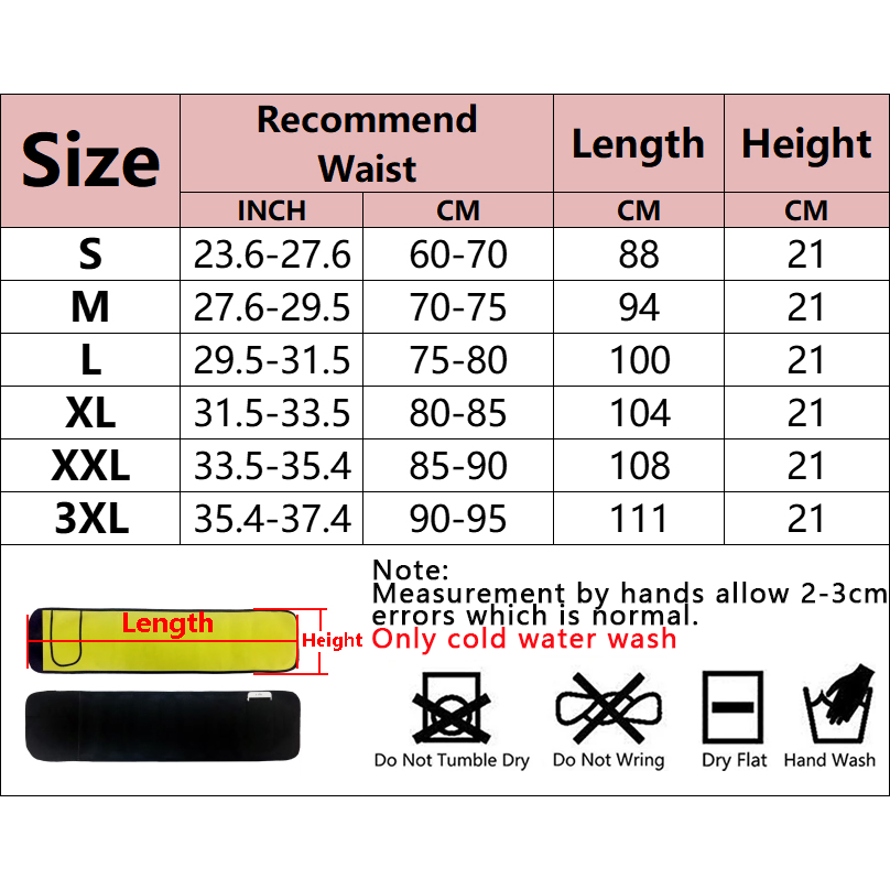女性用サウナウエストトレーナー スリミングベルト ジムフィッ - Sweat Waist Trainer Belt Neoprene のレビューと価格