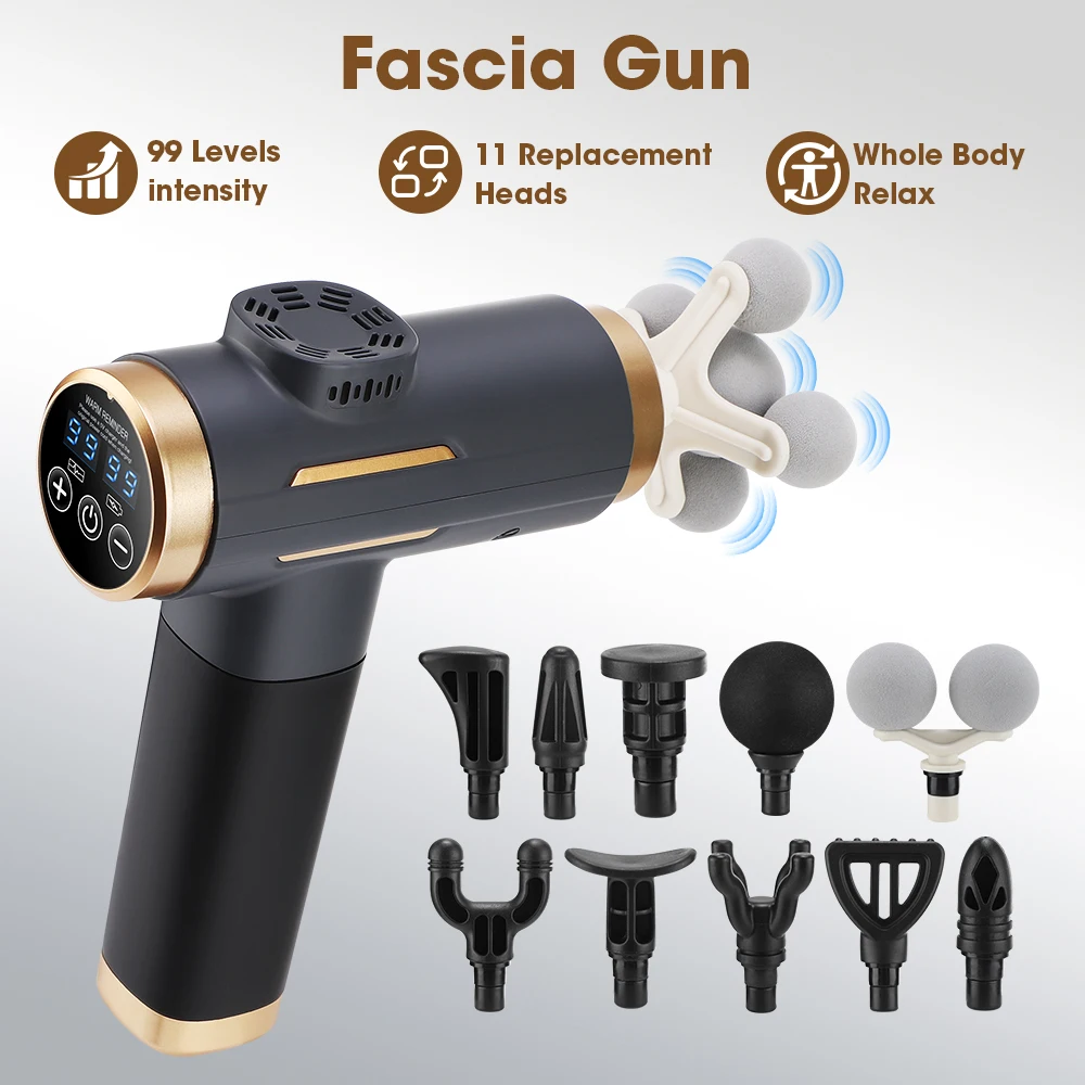 電動筋膜マッサージガン 99段階調整 ディープティシューマッ - Electric Massage Gun Deep Tissue のレビューと価格