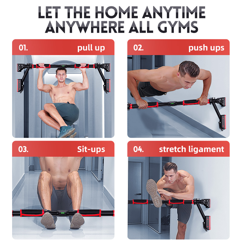 ホットセール ホームジム ドアジム プルアップバー ドア枠  - Door Pull Up Bar No Screw のレビューと価格