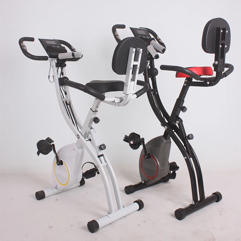 折りたたみ式高品質ホームジムスポーツ用品磁気抵抗フィットネス - Exercise Bike Magnetic Resistance のレビューと価格