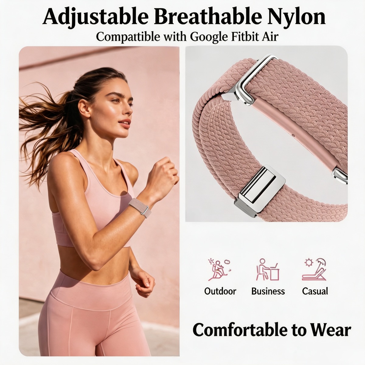 ナイロン製リストバンド＆アームバンド、Google Fitb - Resistance Bands Set With Handles のレビューと価格