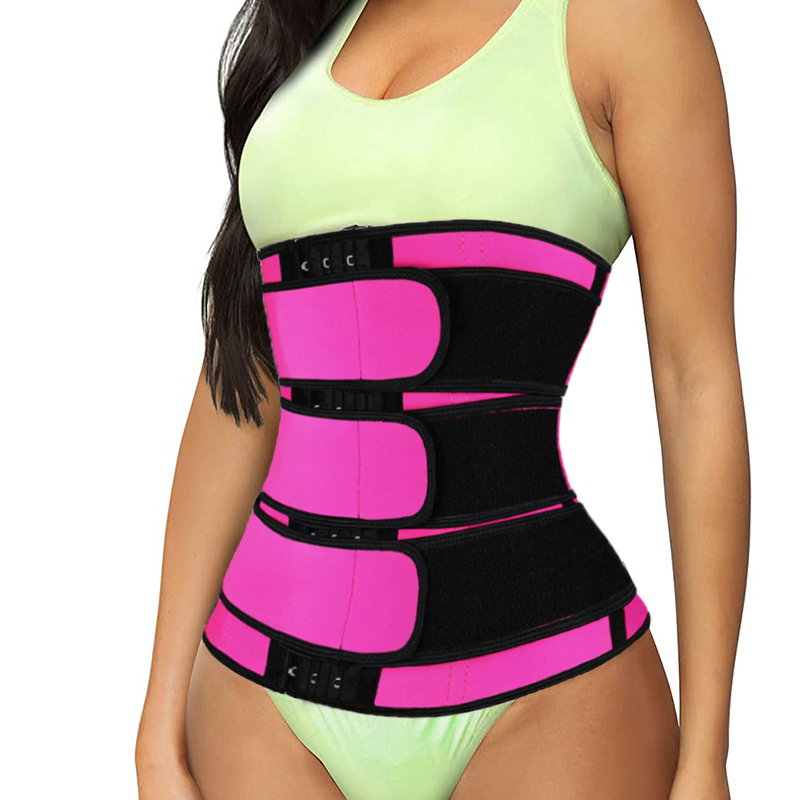 女性ウエストサポートフィットネスウエストバックサポートベルト - Sweat Waist Trainer Belt Neoprene のレビューと価格