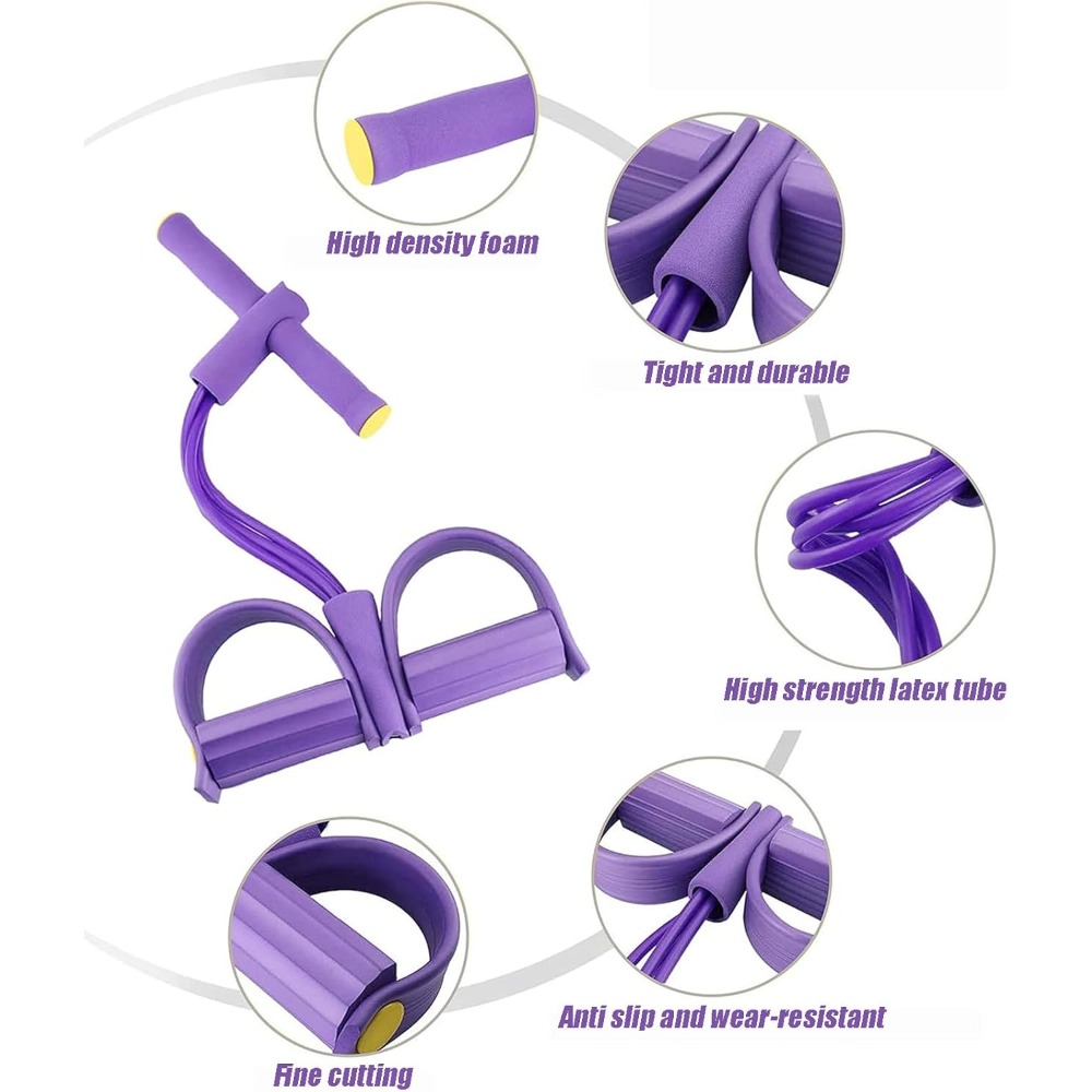 多機能レジスタンスバンドセット、強化トレーニング用4本チュー - Resistance Bands Set With Handles のレビューと価格