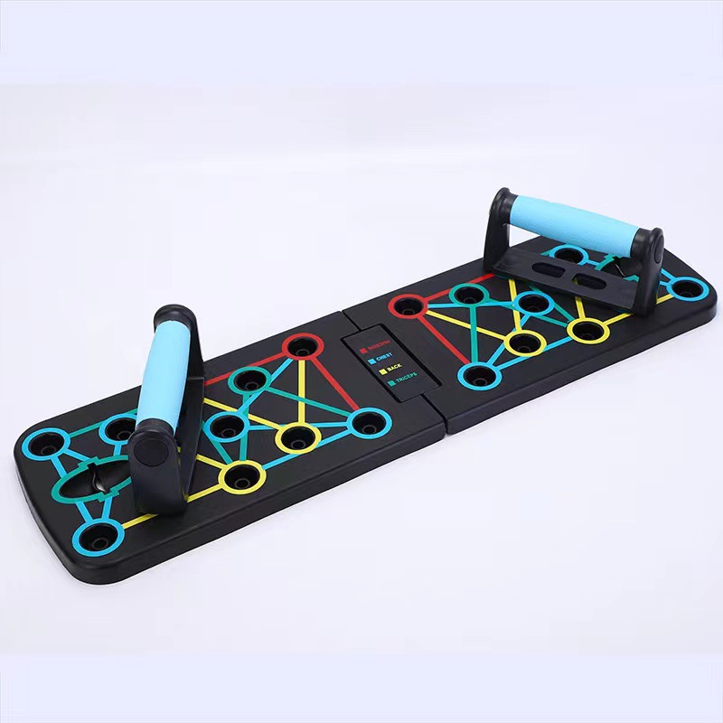 ポータブル多機能プッシュアップボードセットハンドル付き折りた - Push Up Board Foldable Multi Function のレビューと価格