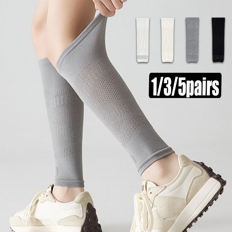 1/3/5ペア カーフコンプレッションスリーブ 女性用 通気 - Hiking のレビューと価格