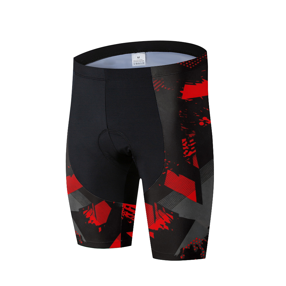 プロサイクリングビブショーツ メンズ用 – 5D耐衝撃ジェル - Padded Cycling Shorts 5D Gel のレビューと価格