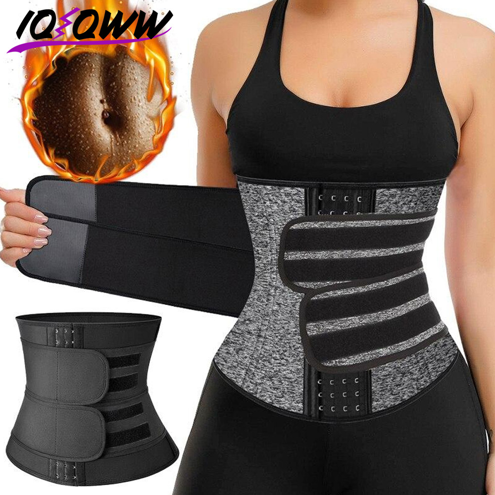 女性 & 男性ウエストトレーナーネオプレンサウナ痩身ベルト腹 - Sweat Waist Trainer Belt Neoprene のレビューと価格