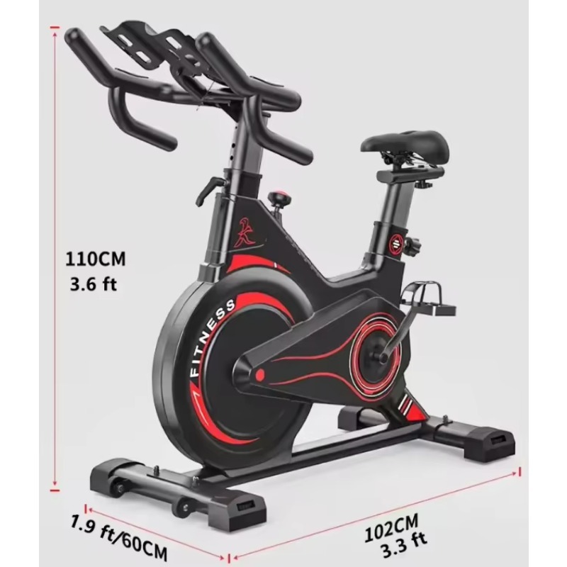スピニングバイク エクササイズ 室内サイクリングマシン 磁気 - Exercise Bike Magnetic Resistance のレビューと価格