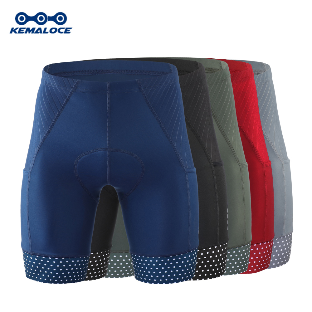 Kemaloce-メンズサイクリングショーツ,サイクリング用 - Padded Cycling Shorts 5D Gel のレビューと価格