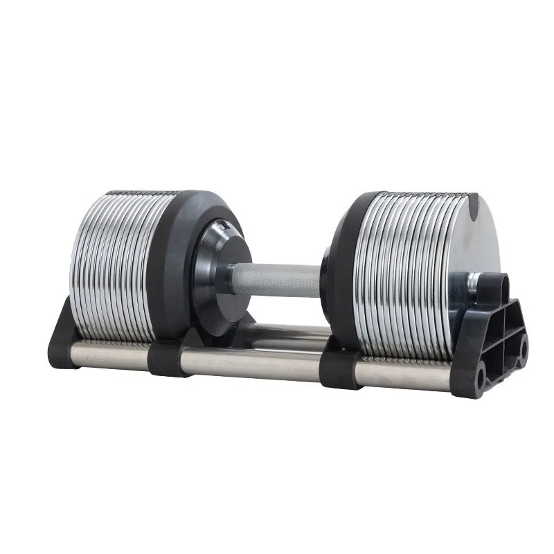 調整可能なステンレス製ダンベル ジム機器 ボディビルダー フ - Adjustable Dumbbell Pair 40Kg のレビューと価格