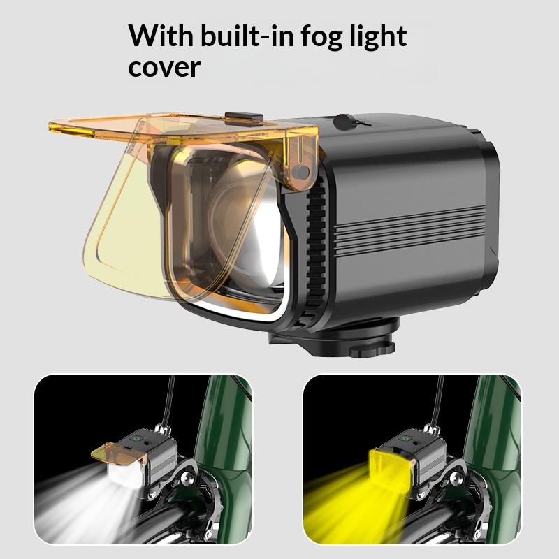 OFFBONDAGE ブロンプトン折りたたみ自転車用ライト  - Rechargeable Bicycle Headlight 1000 Lumen のレビューと価格