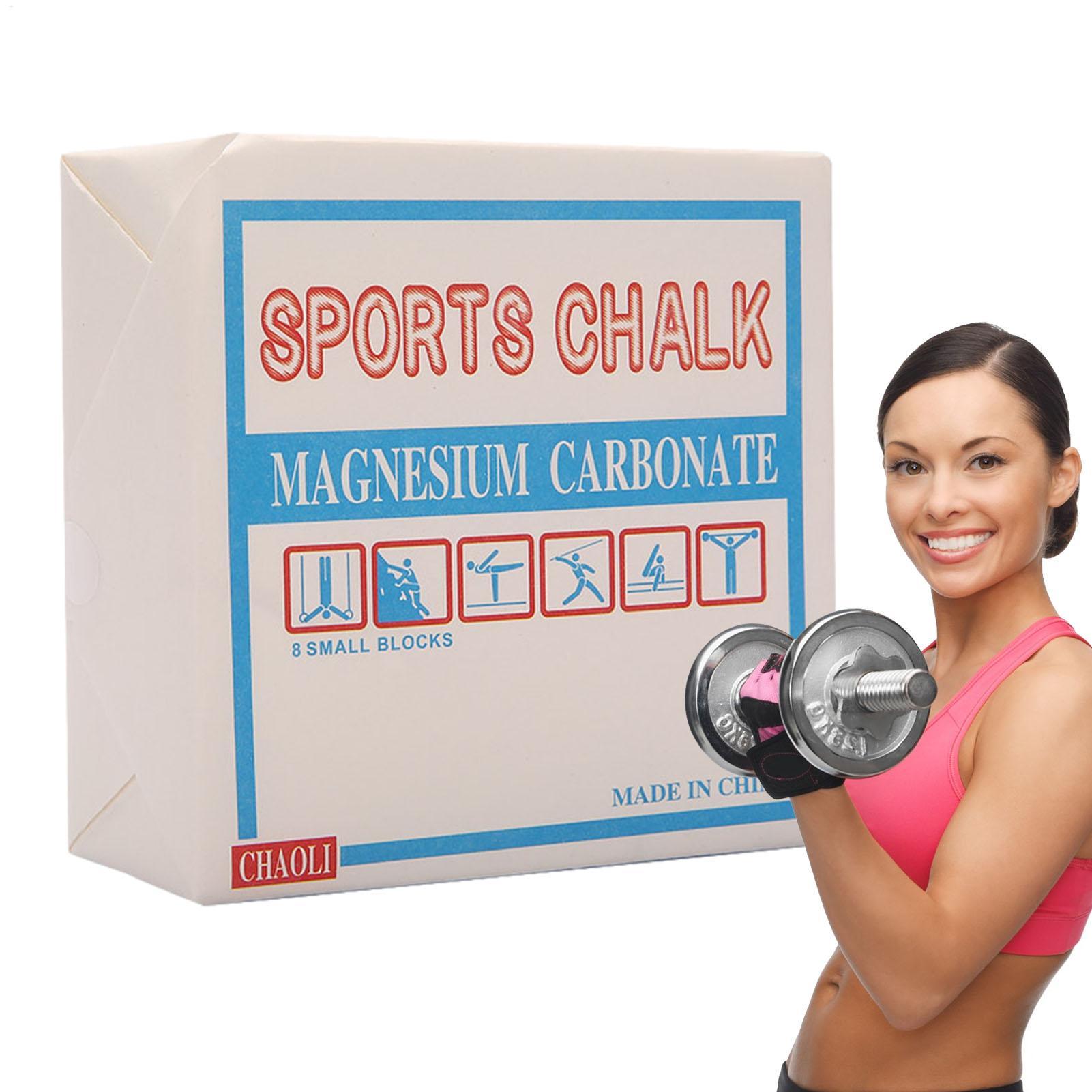 スポーツチョークブロック、耐汗性パウダー、ワークアウト用ハン - Gym Chalk Block Grip のレビューと価格